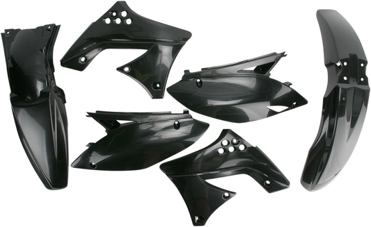 Acerbis 2141780001 Standard Body Plastic Kit in Black for 2009-2012 Kawasaki KX250F dirt bikes