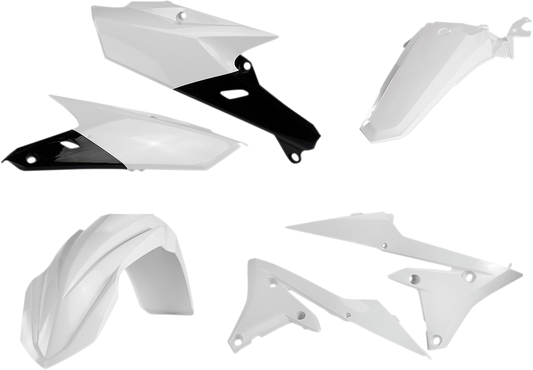 Acerbis 2449630002 Standard Replacement Plastic Kit in White for 2015-2019 Yamaha YZ/WR motorcycles