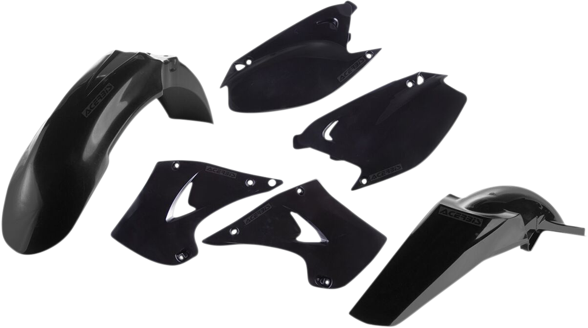 Acerbis 2041100001 Standard Replacement Plastic Kit in Black for 2003-2007 Kawasaki KX motorcycles