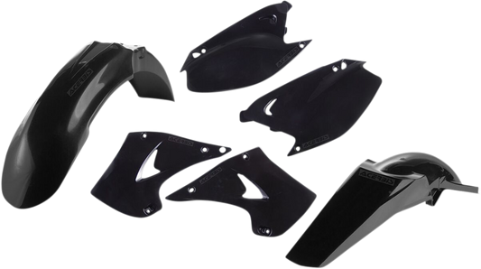 Acerbis 2041100001 Standard Replacement Plastic Kit in Black for 2003-2007 Kawasaki KX motorcycles