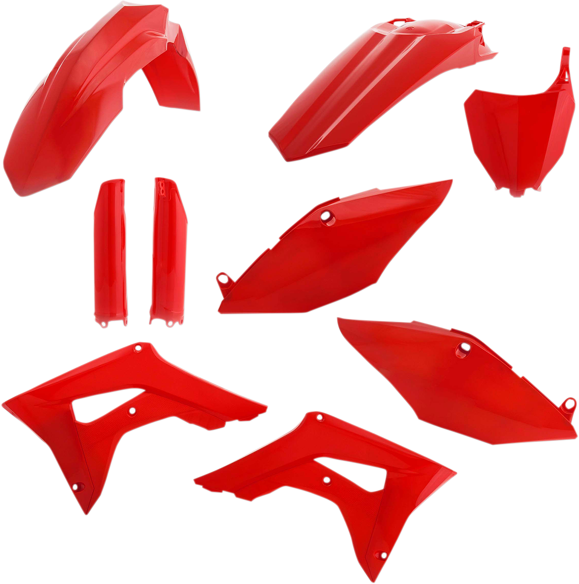 Acerbis 2630700227 Full Replacement Plastic Kit CR Red for 2017-2018 Honda CRF250R and CRF450R