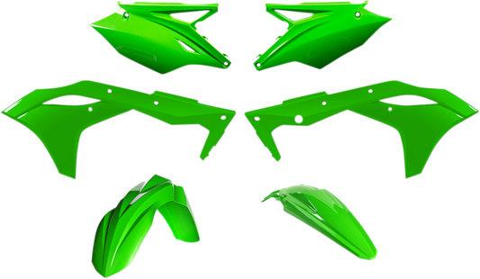 Acerbis 2630620235 Standard Replacement Plastic Kit in Fluorescent Green for 2017 Kawasaki KX250F