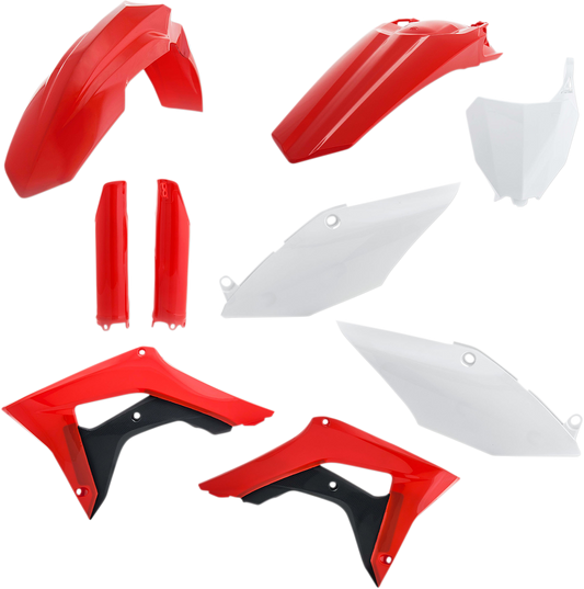 Acerbis 2630705569 Full Replacement Plastic Kit Red, White, and Black for 2017-2018 Honda CRF250R/450R