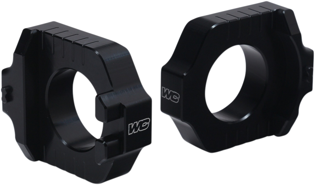 WORKS CONNECTION 17-275 Elite Axle Block for Yamaha - Precision CNC Aluminum