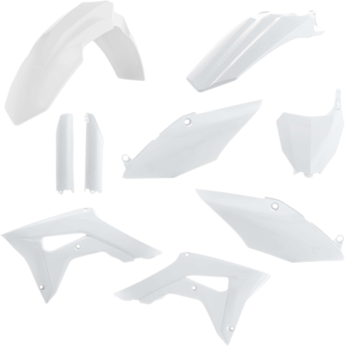 Acerbis 2630700002 Full Replacement Plastic Kit White for 2017-2018 Honda CRF250R/450R