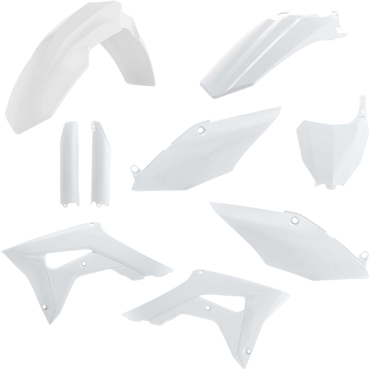 Acerbis 2630700002 Full Replacement Plastic Kit White for 2017-2018 Honda CRF250R/450R