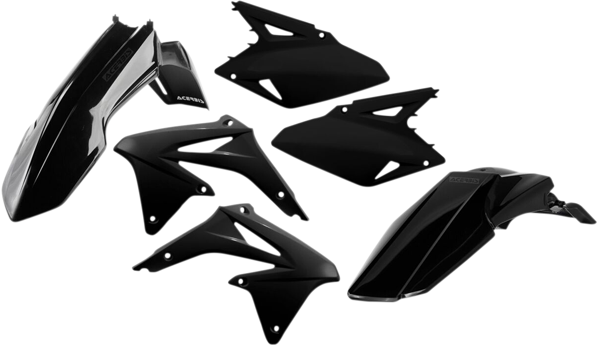 Acerbis 2113820001 Standard Replacement Plastic Kit in Black for 2008-2017 Suzuki RMZ450 motorcycles