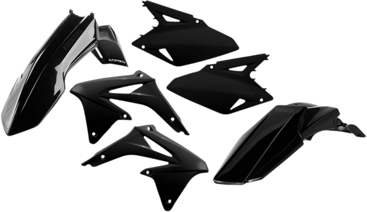 Acerbis 2113820001 Standard Replacement Plastic Kit in Black for 2008-2017 Suzuki RMZ450 motorcycles