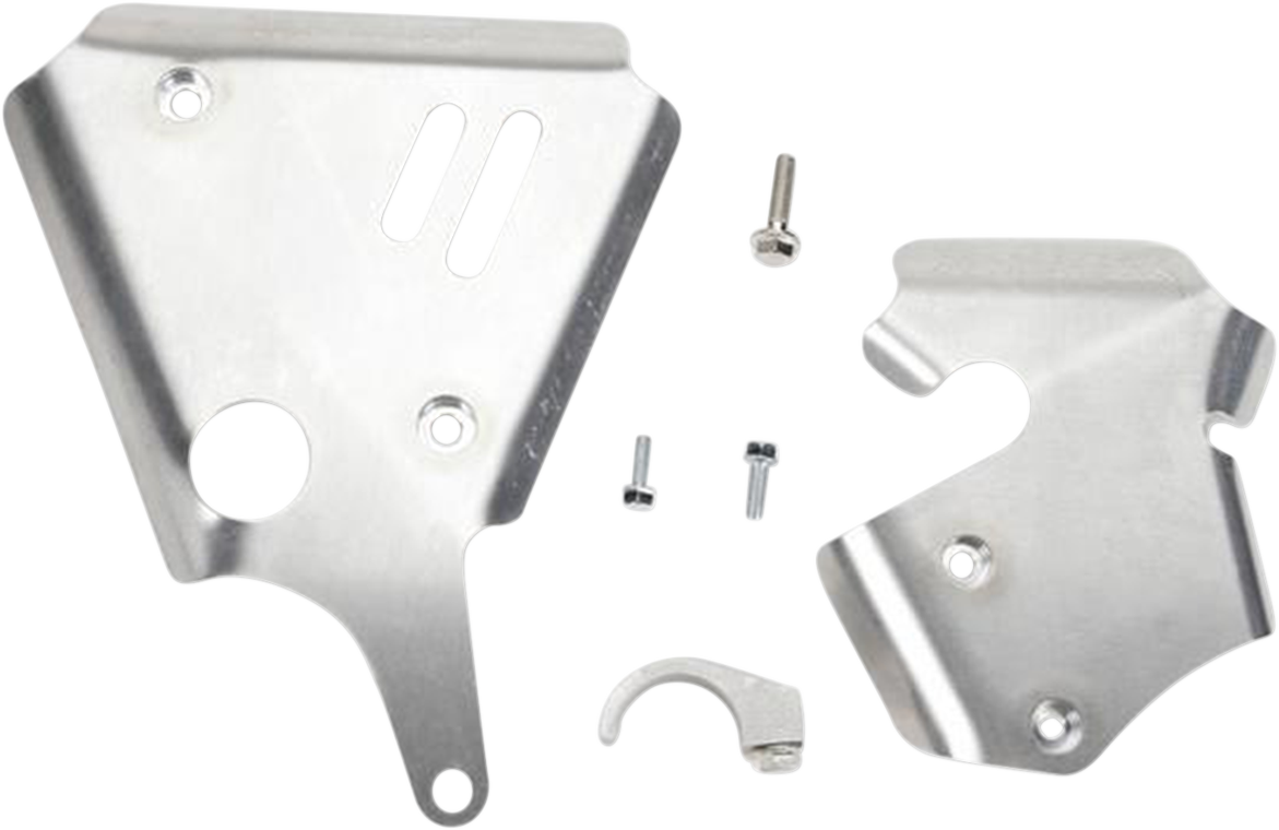 WORKS CONNECTION Frame Guards for Yamaha YZ 125/250 '00-'01 - CNC Aluminum Fitment