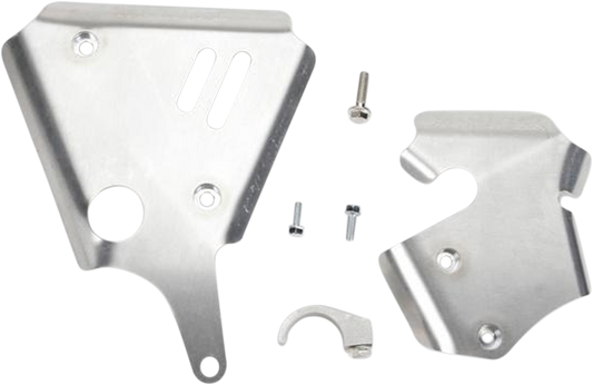WORKS CONNECTION Frame Guards for Yamaha YZ 125/250 '00-'01 - CNC Aluminum Fitment