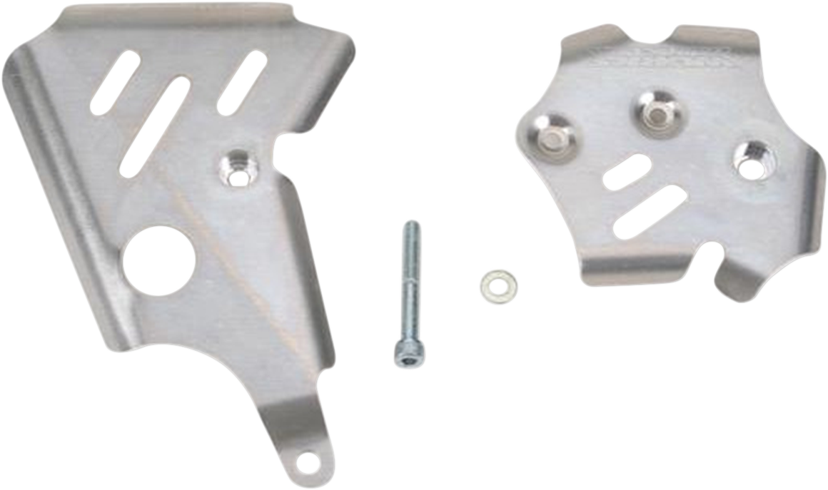 WORKS CONNECTION Frame Guards for Yamaha YZ 125/250 2003-2004 - CNC Aluminum Protection
