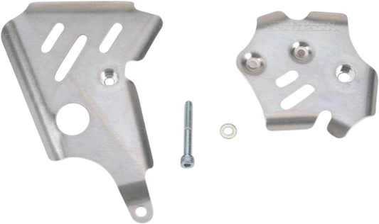 WORKS CONNECTION Frame Guards for Yamaha YZ 125/250 2003-2004 - CNC Aluminum Protection