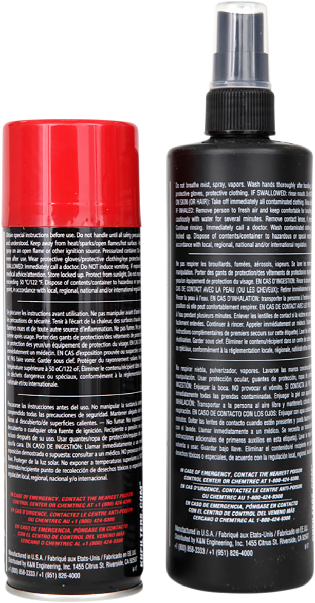 K&N 99-5000 Air Filter Care Kit Aerosol Motocross Part | Moto-House MX