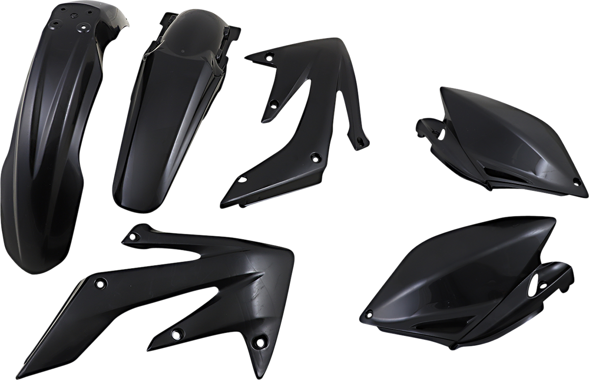 Acerbis 2041040001 Standard Body Plastic Kit in Black for 2006-2009 Honda CRF250R motorcycles