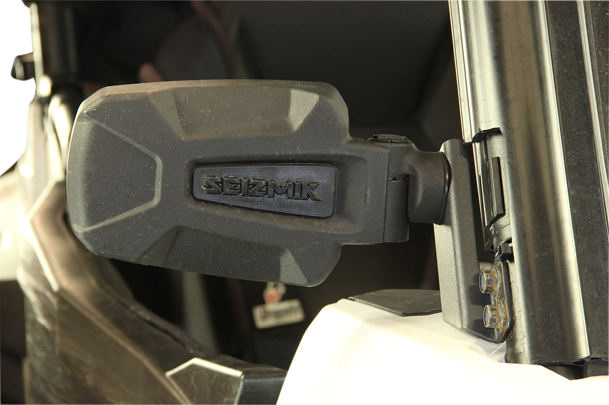 Seizmik Mirror Mounts - Pursuit/Side View - Polaris RZR 900/1000