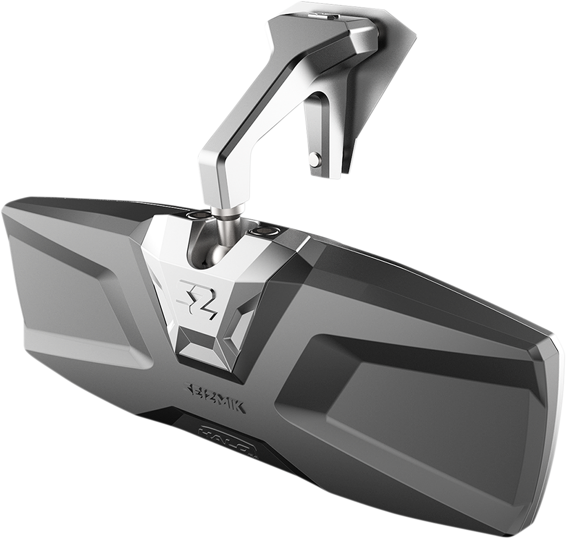 SEIZMIK Mirror - Halo R - Rear View - Rectangle - Silver - Can Am Maverick X3