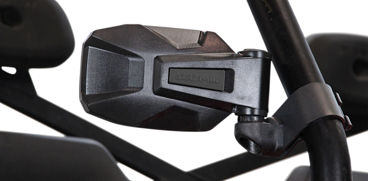 SEIZMIK Mirrors - Strike - Side View - Rectangle - Black