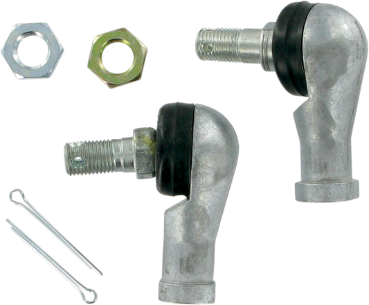 MOOSE OFFROAD 0430-0057 Heavy Duty Forged Steel Replacement Front Inner Outer Steering Alignment Tie Rod End Left Right Thread Kit Jam Nuts Cotter Pins for Yamaha Grizzly Big Bear Kodiak Bruin Wolverine Bear Tracker Utility Sport 4x4 ATV Quads - Moto-House MX