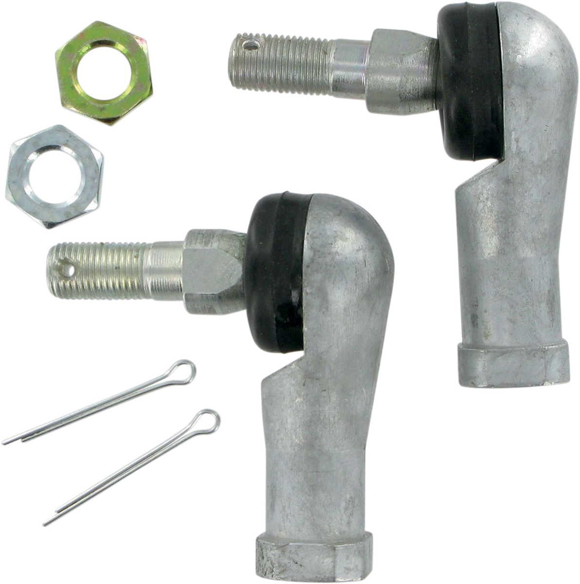 MOOSE OFFROAD 0430-0058 Heavy Duty Forged Steel Replacement Front Inner Outer Steering Alignment Tie Rod End Left Right Thread Kit Jam Nuts Cotter Pins for Honda TRX420 TRX500 TRX520 TRX680 TRX250 TRX300 Rancher Foreman Rubicon Rincon Recon FourTrax Utility 4x4 ATV Quads - Moto-House MX