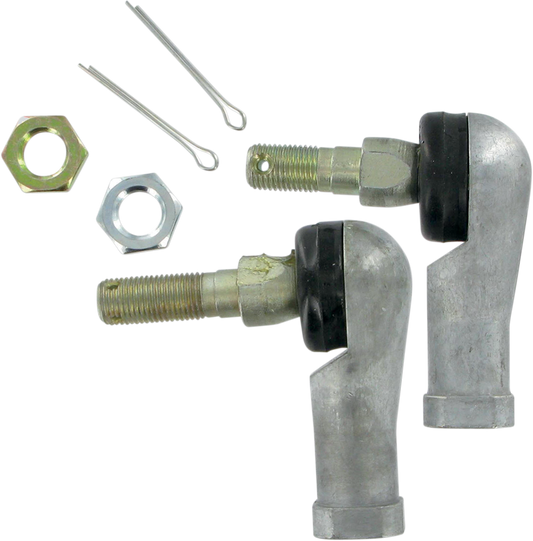 MOOSE OFFROAD 0430-0059 Heavy Duty Forged Steel Replacement Front Inner Outer Steering Alignment Tie Rod End Left Right Thread Kit Jam Nuts Cotter Pins for Can-Am Outlander Renegade Max 400 500 650 800 EFI XT HO Kawasaki KVF360 Prairie 2x4 4x4 Utility Sport ATV Quads - Moto-House MX