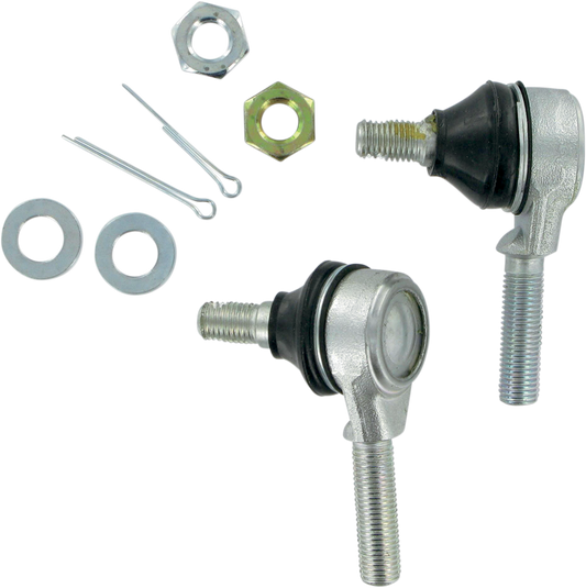MOOSE OFFROAD 0430-0065 Heavy Duty Forged Steel Replacement Front Inner Outer Steering Alignment Tie Rod End Kit for Yamaha Grizzly Raptor Kodiak Banshee Warrior Polaris Sportsman Outlaw RZR 170 Suzuki KingQuad Eiger Kawasaki Brute Force Prairie Arctic Cat Alterra Kymco MXU Utility Sport ATV UTV Quads Side by Side - Moto-House MX