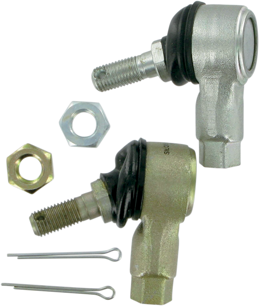 MOOSE OFFROAD 0430-0069 Heavy Duty Forged Steel Replacement Front Inner Outer Steering Alignment Tie Rod End Left Right Thread Kit Jam Nuts Cotter Pins for Polaris Trail Boss Trail Blazer 250 350L Magnum 425 Sport 400L Big Boss 4x6 300 Utility Sport ATV Quads - Moto-House MX