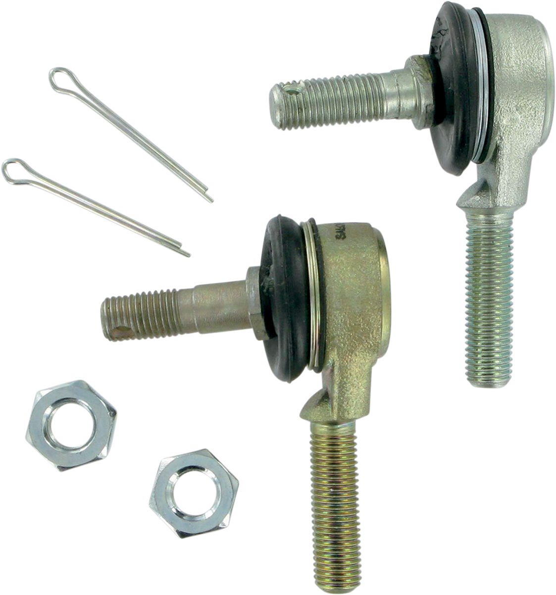 MOOSE OFFROAD 0430-0224 Heavy Duty Forged Steel Universal Front Inner or Outer Steering Rack Alignment Tie Rod End Ball Joint Kit for Kawasaki KVF650 KVF700 Brute Force Prairie Suzuki LT V 700 F Twin Peaks 4x4 ATV Quads - Moto-House MX