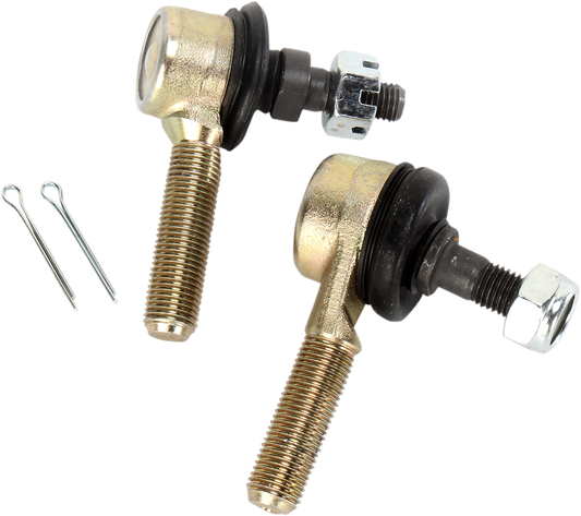 MOOSE OFFROAD 0430-0719 Hardened Steel Front Inner and Outer Replacement Tie Rod End Ball Joint Rebuild Kit with Jam Nuts and Cotter Pins for Arctic Cat Alterra MudPro TRV and classic FIS ATVs - Moto-House MX