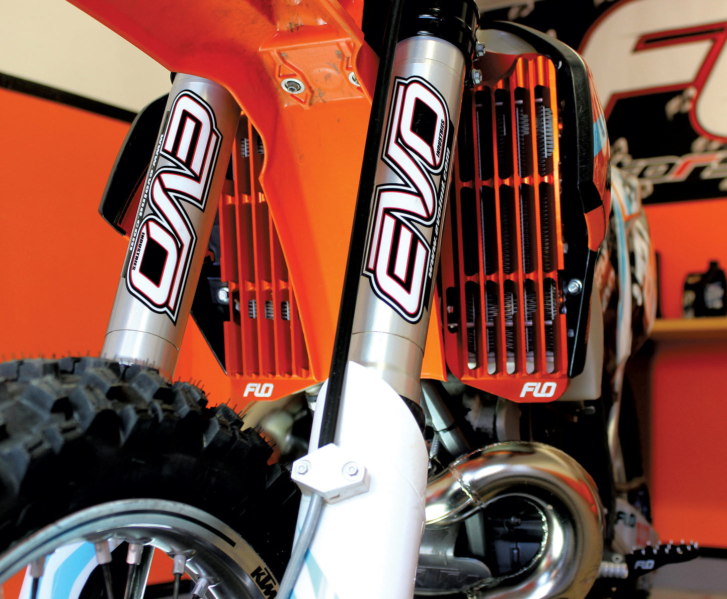 FLO MOTORSPORTS - FLO751ORG - 2016-17 KTM Husqvarna Radiator Guards