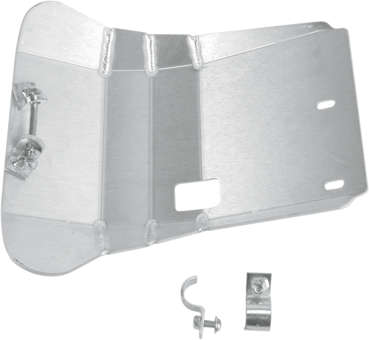 Moose Offroad 0505-0965 Aluminum Skid Plate Silver Yamaha TW200 - Moto-House MX   