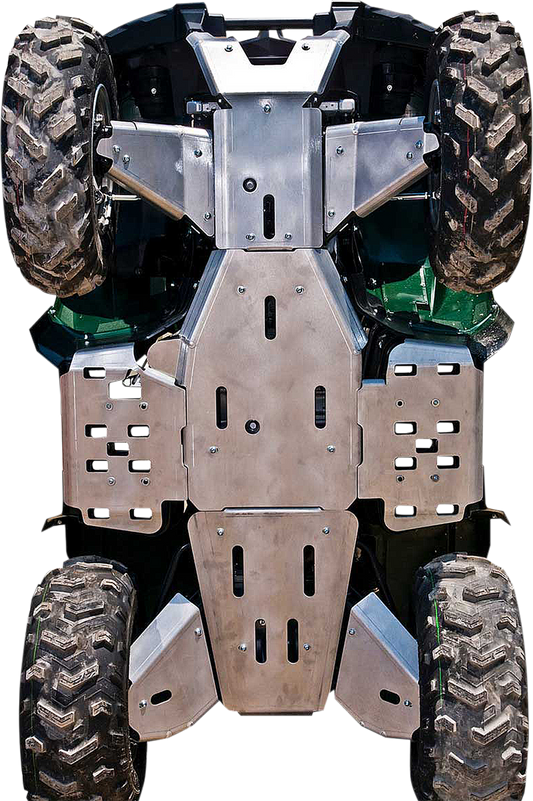 MOOSE OFFROAD 710FB Aluminum Floorboard Skid Plates for Yamaha Grizzly 700 and Kodiak 700 - Moto-House MX