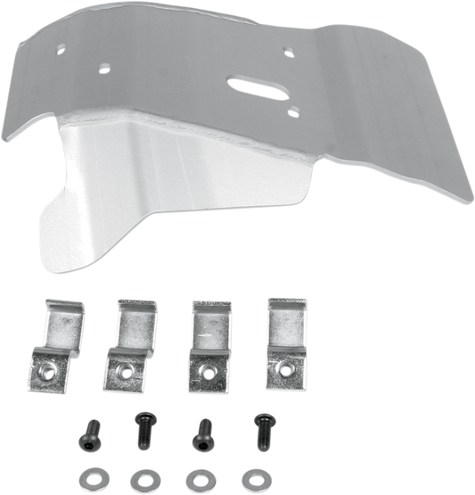 Moose Offroad 0506-0145 Aluminum Skid Plate Yamaha YZ250 Silver - Moto-House MX   