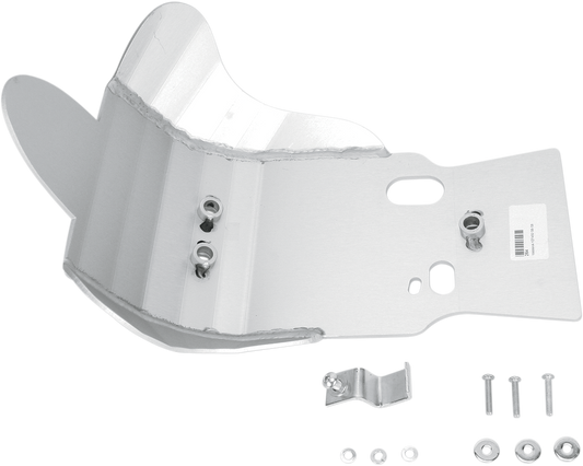 Moose Offroad 0506-0267 Aluminum Skid Plate Yamaha YZ450F Silver - Moto-House MX   