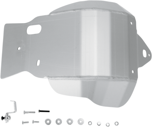 Moose Offroad 0506-0311 Aluminum Skid Plate Yamaha WR250F Silver - Moto-House MX   
