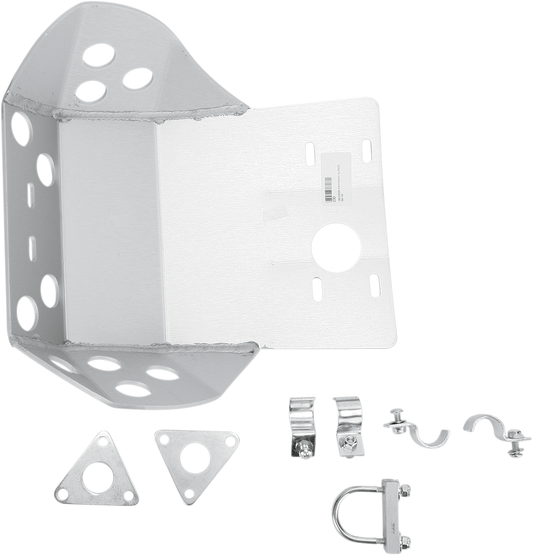 Moose Offroad 0506-0373 Aluminum Skid Plate Kawasaki KLR650 Silver - Moto-House MX   