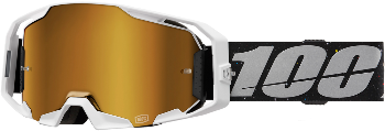 100% ARMATIC GOGGLE RAPIDRACER MIRROR TRUE GOLD