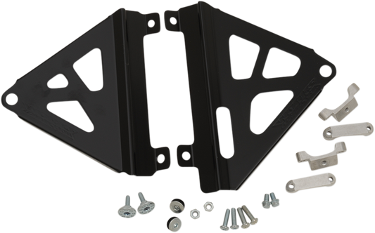 WORKS CONNECTION Honda 18-B709 Radiator Brace Set for Off-Road & Motocross Vehicles