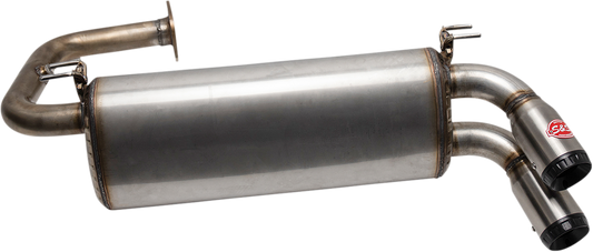 S&S CYCLE 550-1038 Power Tune® XTO Dual-Outlet Performance Muffler in 304 Stainless Steel for 2019-2022 Honda Talon 1000R and 1000X UTVs - Moto-House MX