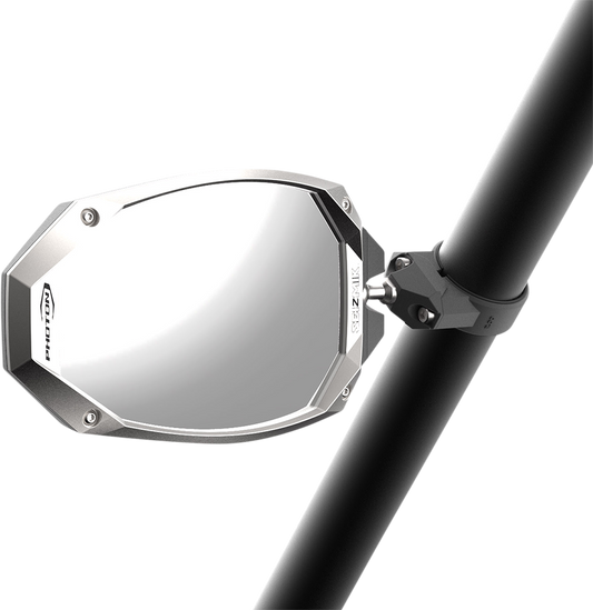 SEIZMIK Mirrors - Photon - Side View - Oval - Black/Silver