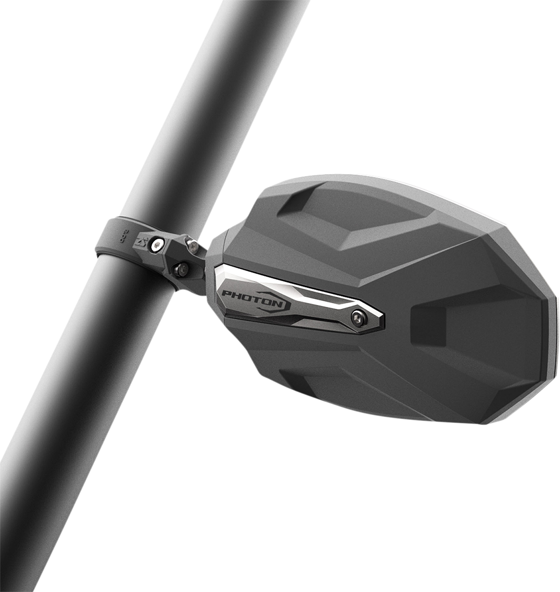 SEIZMIK Mirrors - Photon - Side View - Oval - Black/Silver
