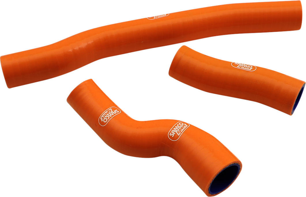 MOOSE OFFROAD KTM-114-OR Orange Silicone Race Fit Radiator Hose Kit for KTM 300 XC-W TPI and Husqvarna TE300i - Moto-House MX