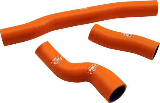MOOSE OFFROAD KTM-114-OR Orange Silicone Race Fit Radiator Hose Kit for KTM 300 XC-W TPI and Husqvarna TE300i - Moto-House MX