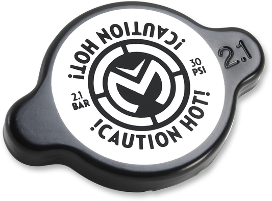 MOOSE OFFROAD 212-2100 Black 2.1 Bar High Pressure Radiator Cap for Performance Japanese UTVs and ATVs - Moto-House MX