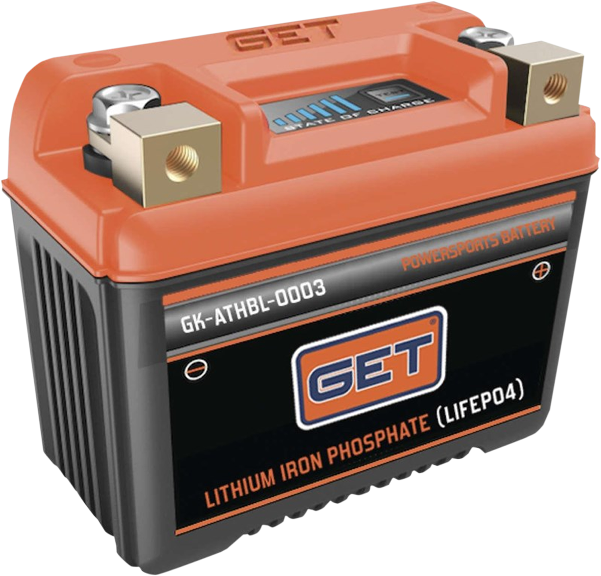 GET GK-ATHBL-0003 Lithium LiFePO4 UTV Battery 175 CCA Right Front Positive - Moto-House MX