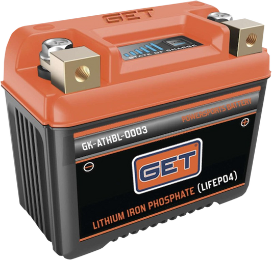GET GK-ATHBL-0003 Lithium LiFePO4 UTV Battery 175 CCA Right Front Positive - Moto-House MX