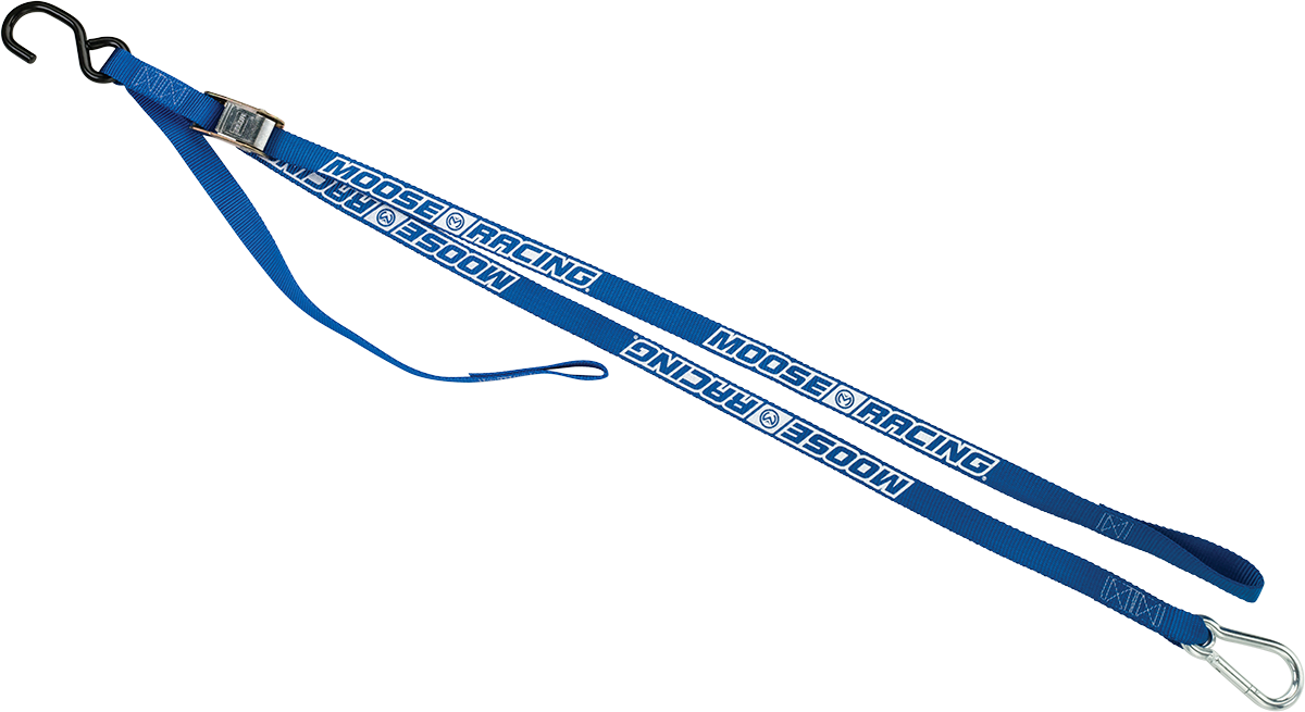 MOOSE OFFROAD Carabiner Tie-Down - Blue 3920-0356