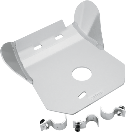 Moose Offroad M216 Aluminum Skid Plate Silver Husqvarna Yamaha KTM - Moto-House MX