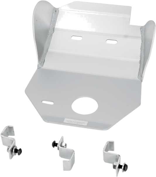 Moose Offroad M451X Aluminum Skid Plate Honda CR250R Silver - Moto-House MX