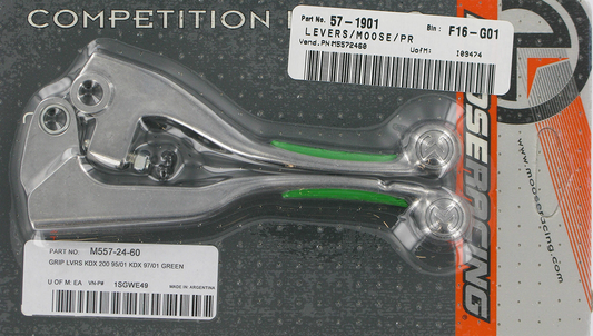 MOOSE OFFROAD Competition Lever Set - Green 1SGWE49