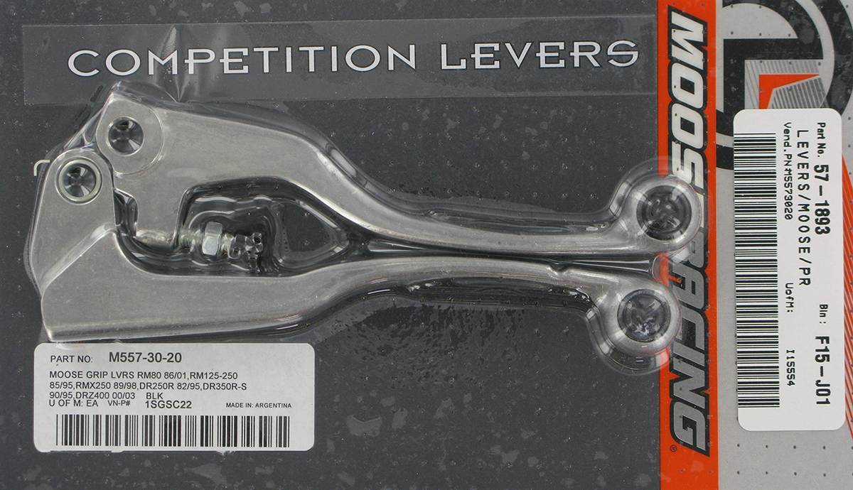 MOOSE OFFROAD Competition Lever Set - Black 1SGSC22